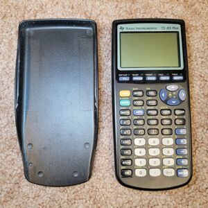 Texas Instruments TI-83 Plus Graphing Calculator w/ Cover - TESTED WORKS - Black